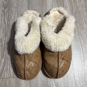 UGG Brown and Cream Flats
